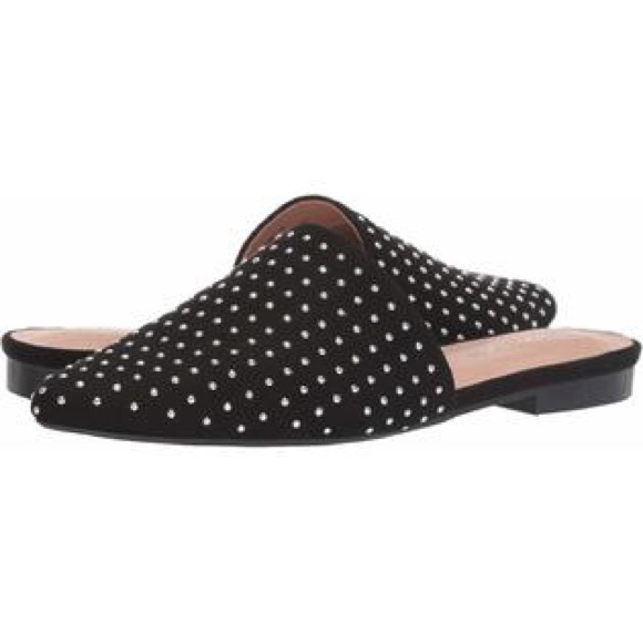 STEVE MADDEN| Tania Black Fabric Studded Mule - Picture 4 of 7